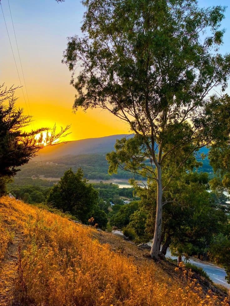 Mountainous landscape of Tunisia